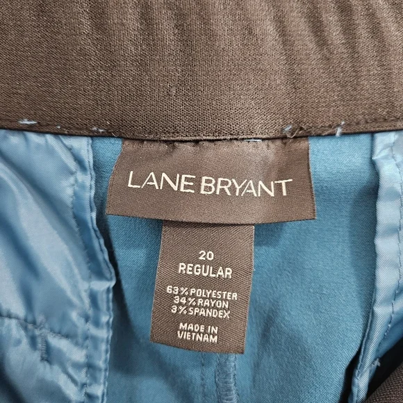 Lane Bryant-Teal-Lena-Classic Trouser-Plus Size 20 NWT - Picture 4 of 8